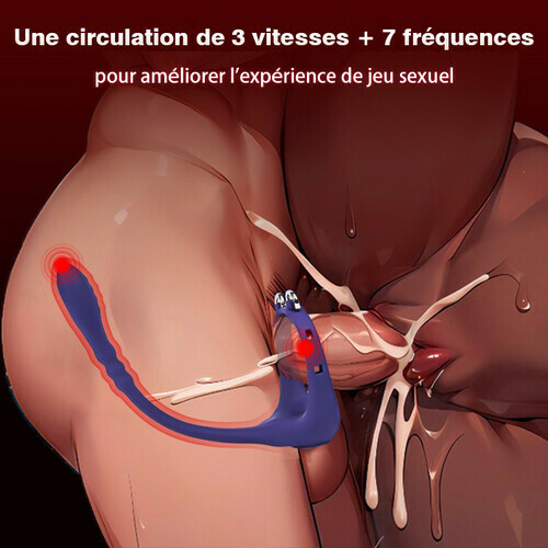 Seigneur des Anneaux 10 masseur anal vibrants avec cockring - photo 3