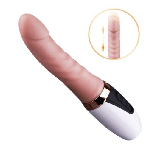 Sex Machine 27 cm Gode Vibromasseur avec Chauffage pour Stimulation du Point G et de l'Anus - photo 1