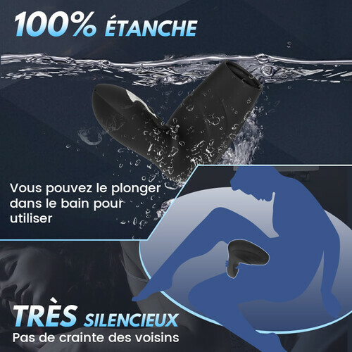 Sexe Oral 10 fonction Vibration Succion Vacuum exercice du gland pénis Masturbateur masculin - photo 5