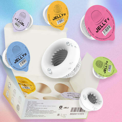 Shande Jelly Cup de masturbation manuelle, pack de 6 dans une boîte - photo 1