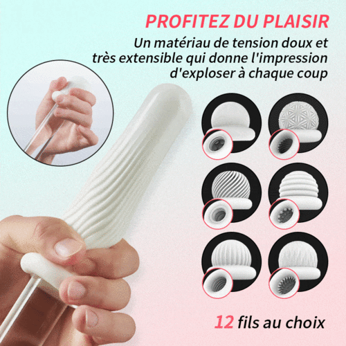 Shande Jelly Cup de masturbation manuelle, pack de 6 dans une boîte - photo 2