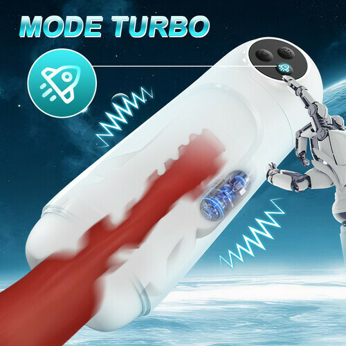 Skyline - 10 Suction Vibrations One-button Activation APP-controlled Multi-point Massage Male Masturbator - photo 3
