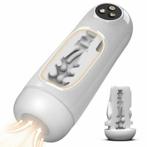 Skyline - 10 Suction Vibrations One-button Activation APP-controlled Multi-point Massage Male Masturbator - photo 8