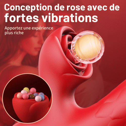 7 vibratrice G-Pot stimule avec le clitoris rose qui appuie - photo 3