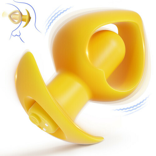 Plug anal vibrant portable en silicone, rechargeable par USB - photo 1