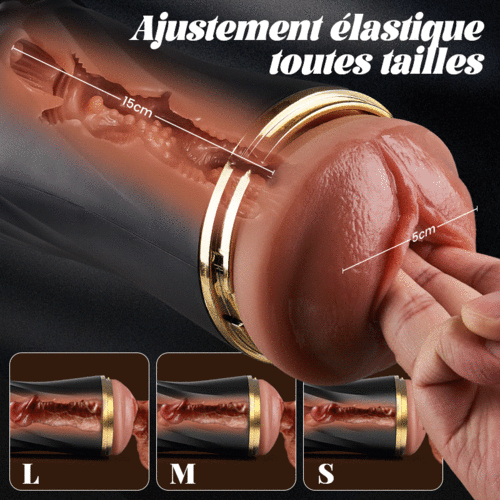Scarlett Kiss - 10 Modes de Vibration 360° Massage Texturé Masturbateur Silencieux et Immersif - photo 3
