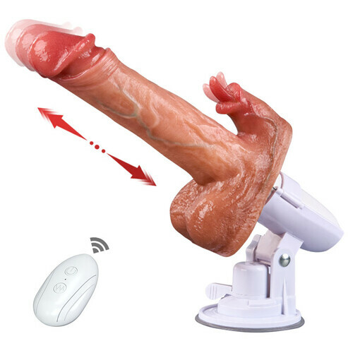 Sex Machine 90° Réglable Automatiquement 8 Godes Vibrants, Vibrants et Léchants Vibrateur - photo 1