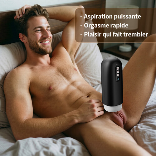 Sophia - Aspiration Puissante Meilleur Rapport Qualité-Prix Dimensionnement Cristal Clair Masturbateur Masculin Aut - photo 7