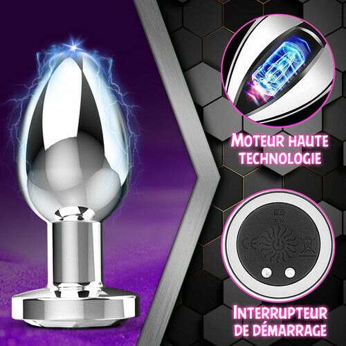 Soren - Vibromasseur anal avec boîtier en métal et 10 modes de vibration pour hommes et femmes - photo 4