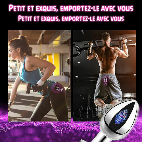 Soren - Vibromasseur anal avec boîtier en métal et 10 modes de vibration pour hommes et femmes - photo 5