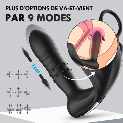 Stimulateur Prostatique billes 9 Va-et-vient Vibration APP&Télécommande contrôle ANAL TOY - photo 2