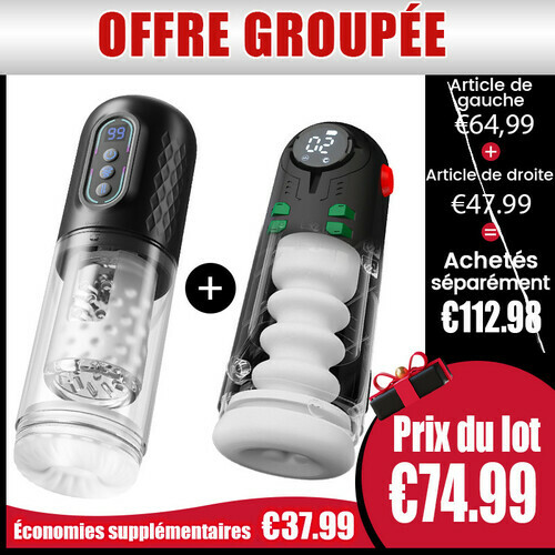 Super Double Surprise! Masturbateur + Masturbateur Offre Combinée Limitée, économisez 37,99 €! - photo 1