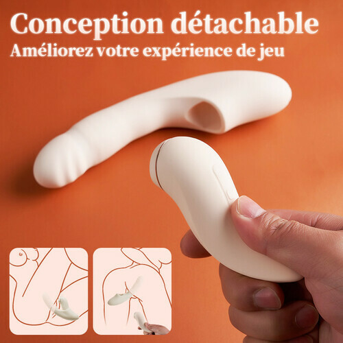 SVAKOM 4 en 1 APP Contrôle Poussée Sucer Chauffage Vibromasseur Point G Stimulateur d'aspiration détachable - photo 2