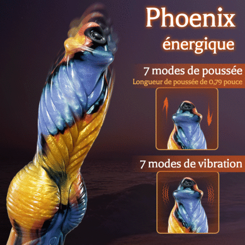 Texture animale 7 vibrations à poussée grand ventouse monstre gode 10,23 pouces - photo 3