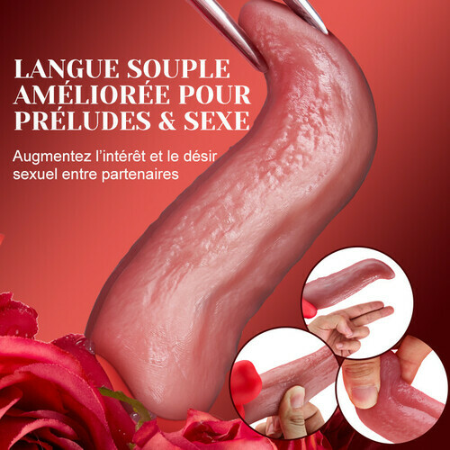 Vesper - Vibrateur langue profonde pour un plaisir prolongé avec 10 mouvements ondulatoires - photo 5