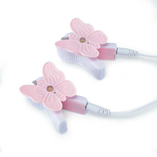 Vibrateur Butterfly Clip tétons 12 fréquences - photo 2
