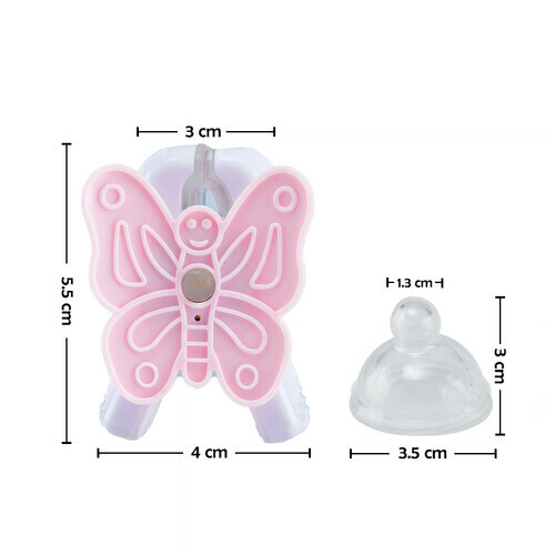 Vibrateur Butterfly Clip tétons 12 fréquences - photo 6
