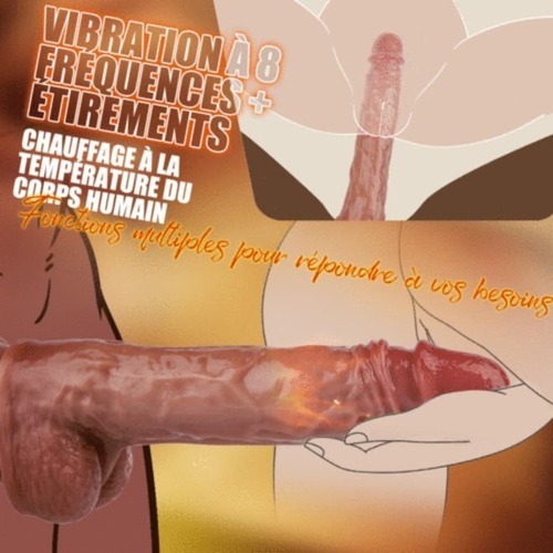 Vibration à 8 fréquences + gode rétractable, chauffant, avec sangles supplémentaires - photo 3