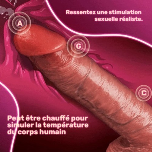 Vibration à 9 fréquences + simulation de pénis télescopique à 3 fréquences, chauffant - photo 2