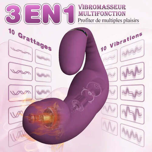 Vibromasseur à double tête de type C - photo 2