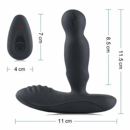 Vibromasseur anal avec rotation électrique à 360°, 3 rotations et 16 vibrations, LEVETT - photo 3