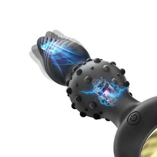 Vibromasseur stimulateur prostatique avec 10 modes de vibration, grande taille, Moruioy - photo 1