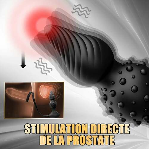 Vibromasseur stimulateur prostatique avec 10 modes de vibration, grande taille, Moruioy - photo 4