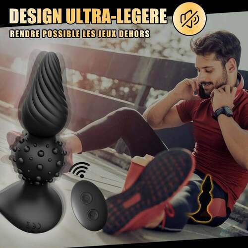Vibromasseur stimulateur prostatique avec 10 modes de vibration, grande taille, Moruioy - photo 7