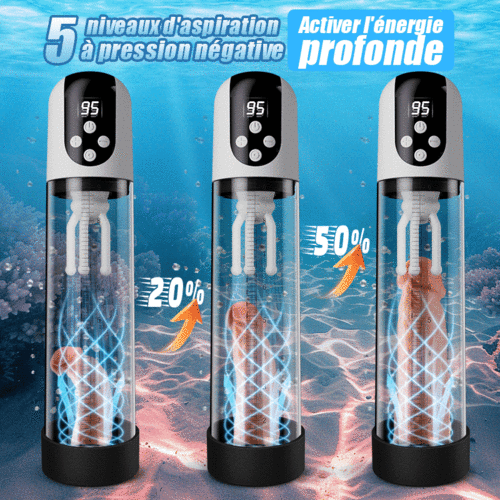 Wave - 5 Modes d'Aspiration 9 Modes de Vibration Aspiration par Vide Masseur de Gland Pompe à Pénis - photo 3