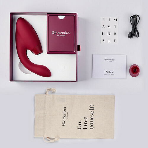 Womanizer Insideout – Vibrateur à succion du point G, design ergonomique, rouge - photo 4